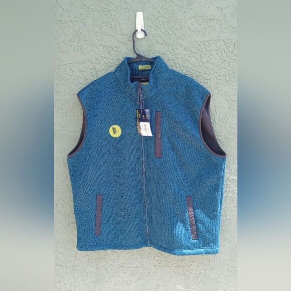 NWT ST. JOHN'S BAY Terra-Tek Lyons Blue/Teal Windproof/Water Resistant Vest XXL - Picture 12 of 12